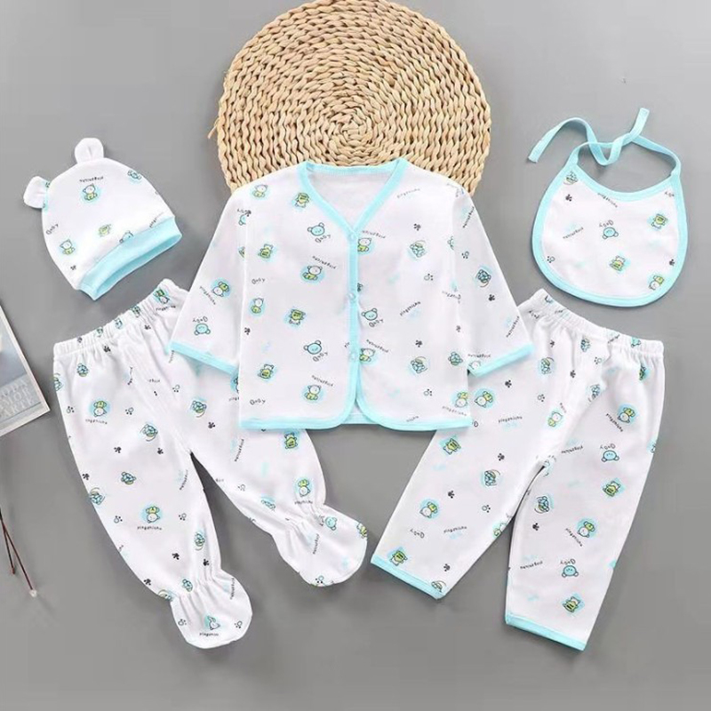 Baby Products Sale - 5 ชิ้น/ชุด ชุดเสื้อผ้าเด็กแรกเกิด ผ้าฝ้ายเนื้อนุ่ม ชุดชั้นในเด็กทารก ชุดเด็กผู้หญิง