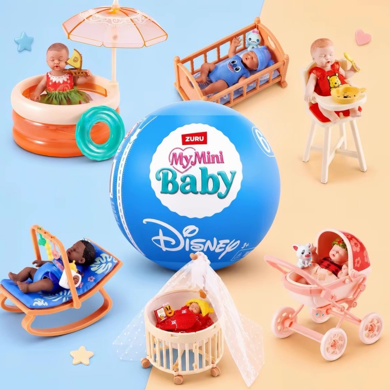 Baby Products Specials - ของเล่นตุ๊กตาบ้านตุ๊กตา Zuru Baby Ball รุ่นพิเศษ สีฟ้า