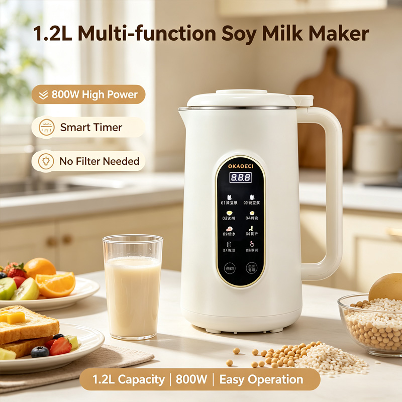 Baby Food Maker Blender - เครื่องทำนมถั่วเหลือง 24 ใบมีด ความจุ 1.2 ลิตร