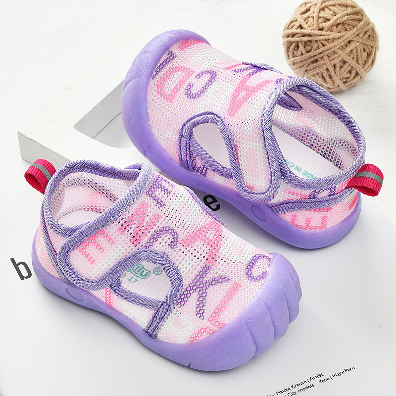 Baby Product Brand - ยี่ห้อรองเท้าแตะเด็กฤดูร้อนใหม่ 0-3y เด็กเดินรองเท้า Gril รองเท้าแตะ Anti