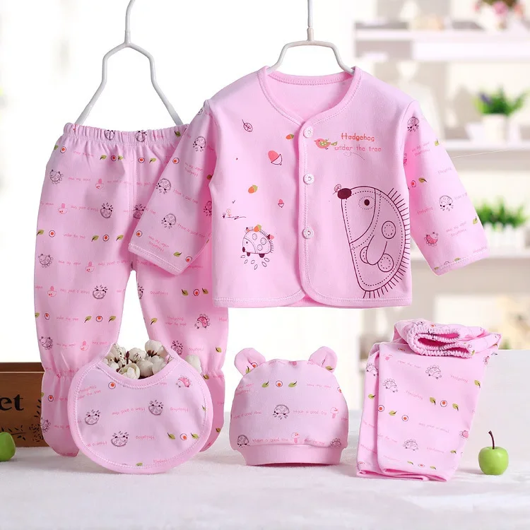 5 ชิ้น/เซ็ตเสื้อผ้าเด็กทารกเม่ - Baby Products Sale บทวิจารณ์และราคา