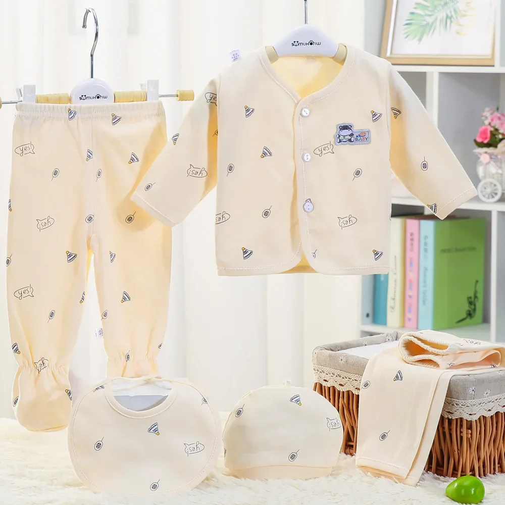 5 ชิ้น/เซ็ตเสื้อผ้าเด็กทารกเม่ - Baby Products Sale บทวิจารณ์และราคา
