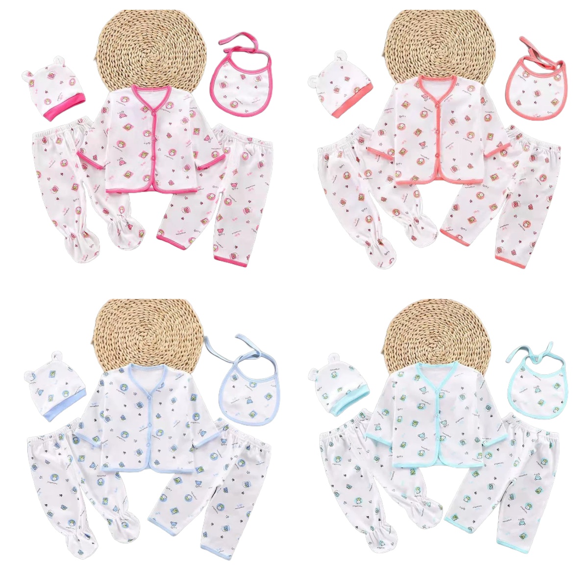 5 ชิ้น/ชุด ชุดเสื้อผ้าเด็กแรกเ - Baby Products Sale บทวิจารณ์และราคา