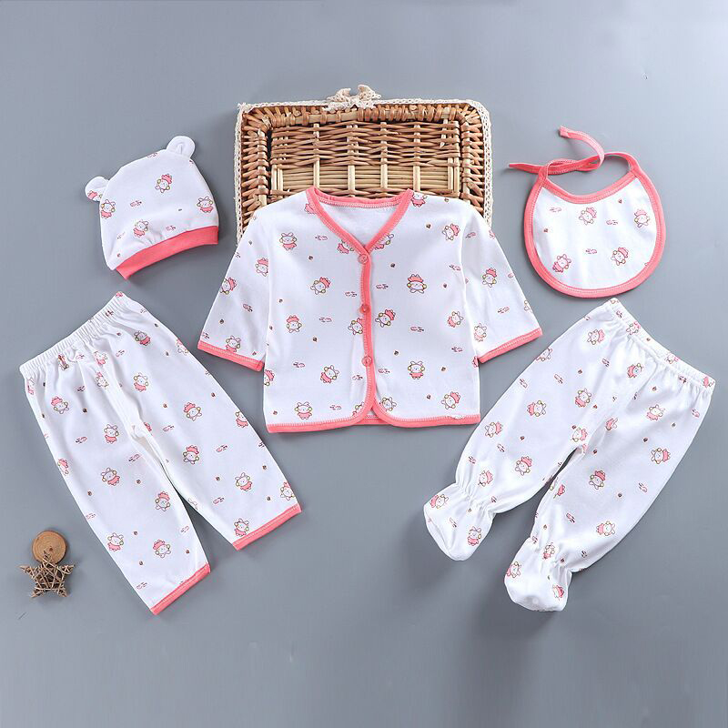 5 ชิ้น/ชุด ชุดเสื้อผ้าเด็กแรกเ - Baby Products Sale บทวิจารณ์และราคา