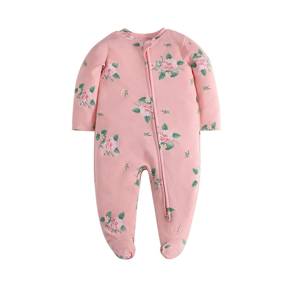 ชุดนอนเด็กอ่อนแบบมีเท้า แขนยาว - Baby Products Sale บทวิจารณ์และราคา