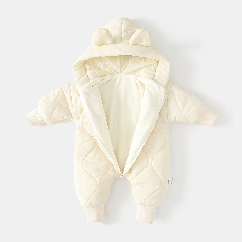 ชุดรอมเปอร์เด็กอ่อนแบบมีฮู้ดสำ - Baby Products Sale บทวิจารณ์และราคา