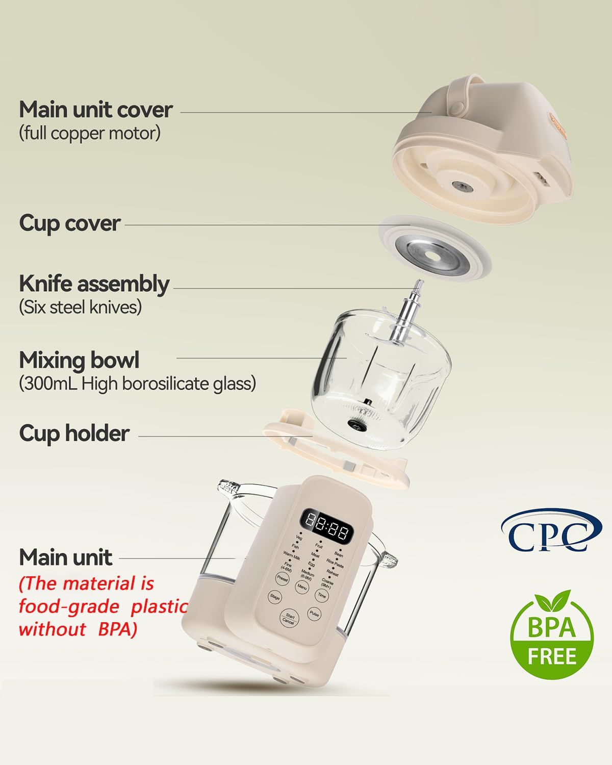 เครื่องทำอาหารเด็กอเนกประสงค์  - Baby Food Maker Blender บทวิจารณ์และราคา